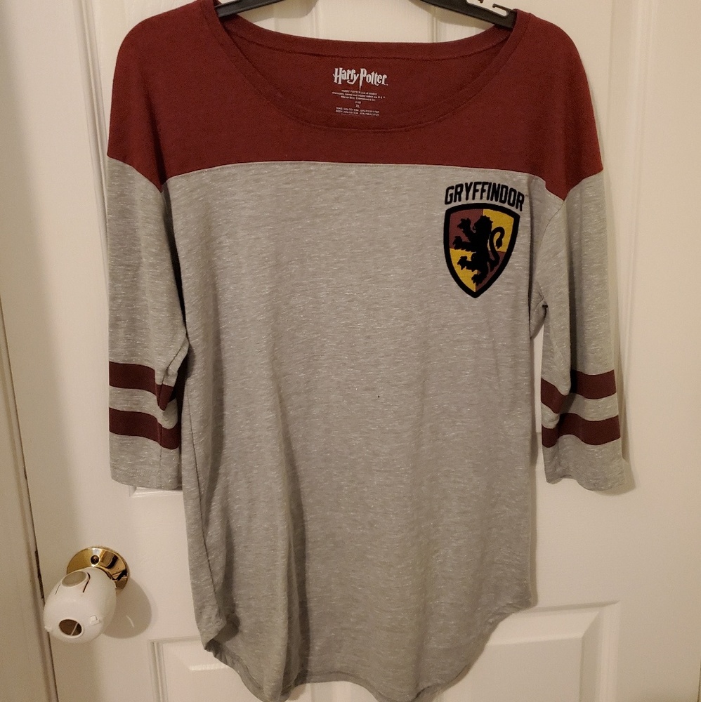 Harry Potter Gryffindor Jersey Shirt 3/4 Sleeve